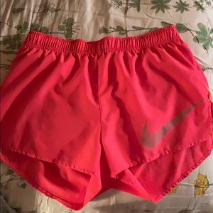 Size Medium Pink Nike Running Shorts